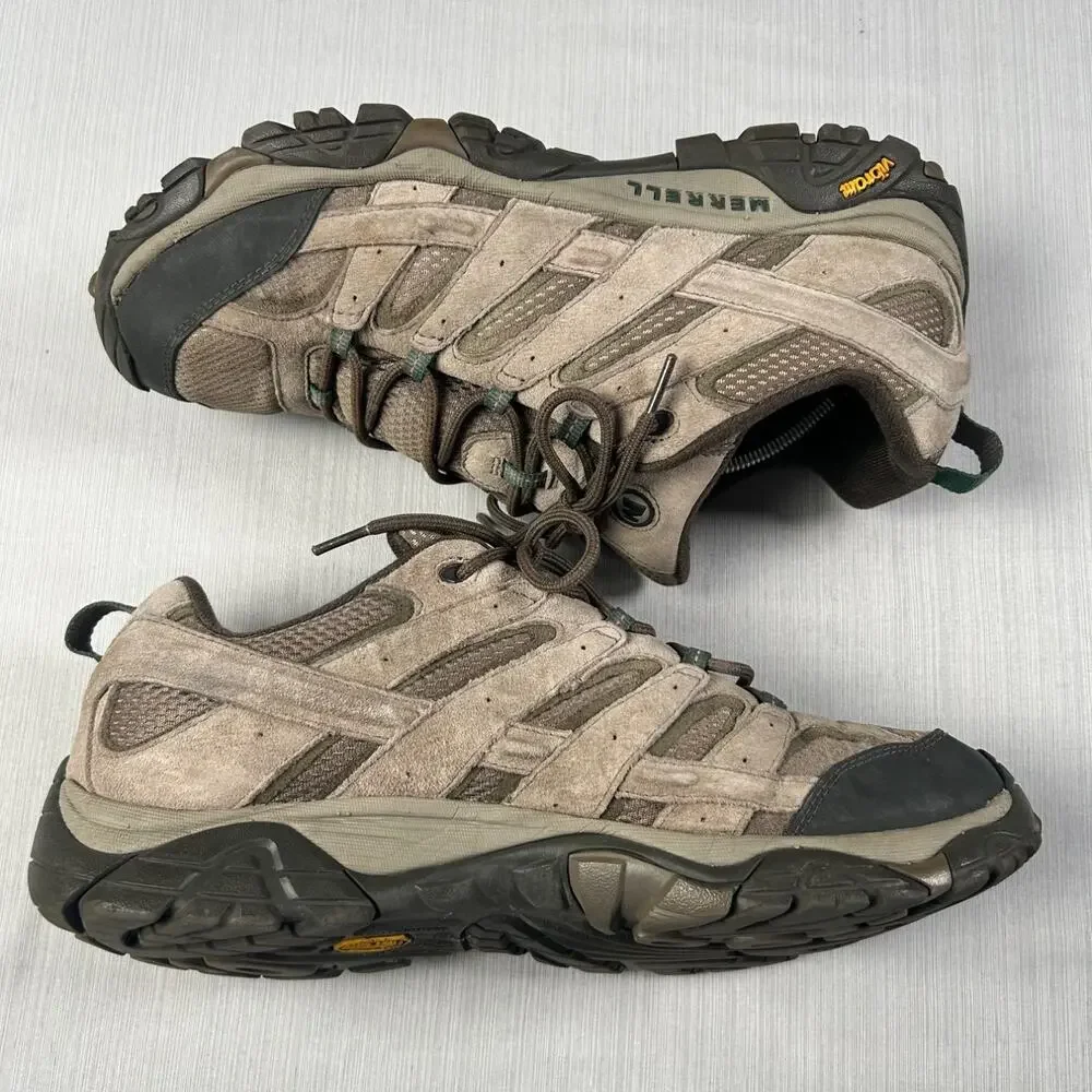 Merrell Moab 2 Vent Hiking Shoes Mens Walnut Brown Suede J033347 US 13